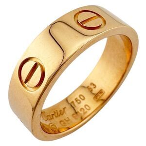 Cartier Love Ring No 13 18K Pink Gold Ladies Cartier Used Cartier